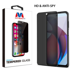 MyBat Privacy Tempered Glass Screen Protector (2.5D) for Motorola Moto G Stylus 5G (2023) / Moto G Stylus 4G (2023) - ClearMyBat Pro