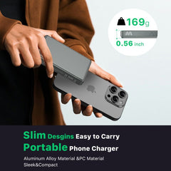 MyBat Pro 10000mAh SNAP + GO SLEEK Magnetic Wireless Power BankMyBat Pro