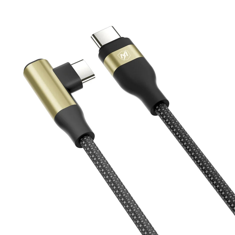 MyBat Pro 240W USB-C to USB-C 90 Degree Right Angle Charging Cable – 6FTMyBat Pro