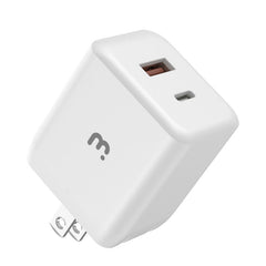 MyBat Pro 35W GaN Dual - Port Foldable Wall Charger (ETL Certified) - WhiteMybat Pro