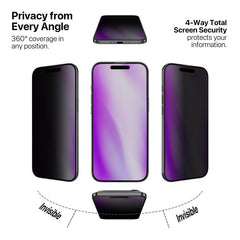 MyBat Pro 360° Privacy Full Coverage Tempered Glass for Apple iPhone 17 AiriPhone 17 Air