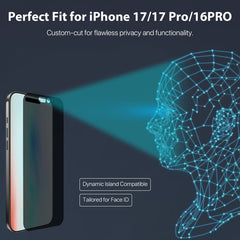 MyBat Pro 360° Privacy Full Coverage Tempered Glass for Apple iPhone 17 Pro Max / 16 Pro Max - BlackMyBat Pro