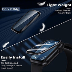 MyBat Pro 3D Full Coverage Tempered Glass Screen Protector with Installation Frame for Apple Watch SE (2022) 40mm/Watch SE 40mm / Watch Series 6 40mmMyBat Pro