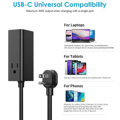 MyBat Pro 5 - in - 1 30W USB Power Strip - BlackMyBat Pro