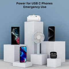 MyBat Pro 5000mAh USB - C Portable Power Bank (with Stand) - WhiteMyBat Pro