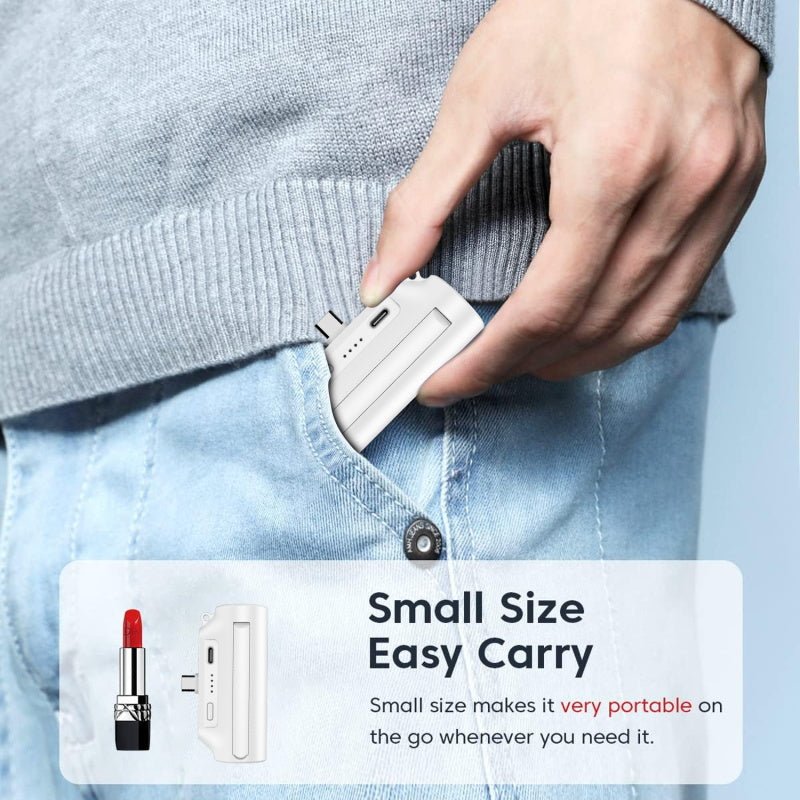 MyBat Pro 5000mAh USB - C Portable Power Bank (with Stand) - WhiteMyBat Pro