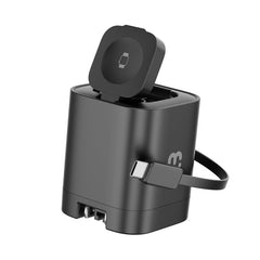 MyBat Pro 65W Dual - Port GaN Wall Charger + Built - In Smartwatch Charging & Retractable USB - C CableMyBat Pro