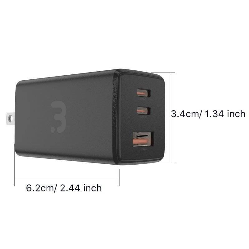 MyBat Pro 67W GaN USB - C Charger - BlackMyBat Pro