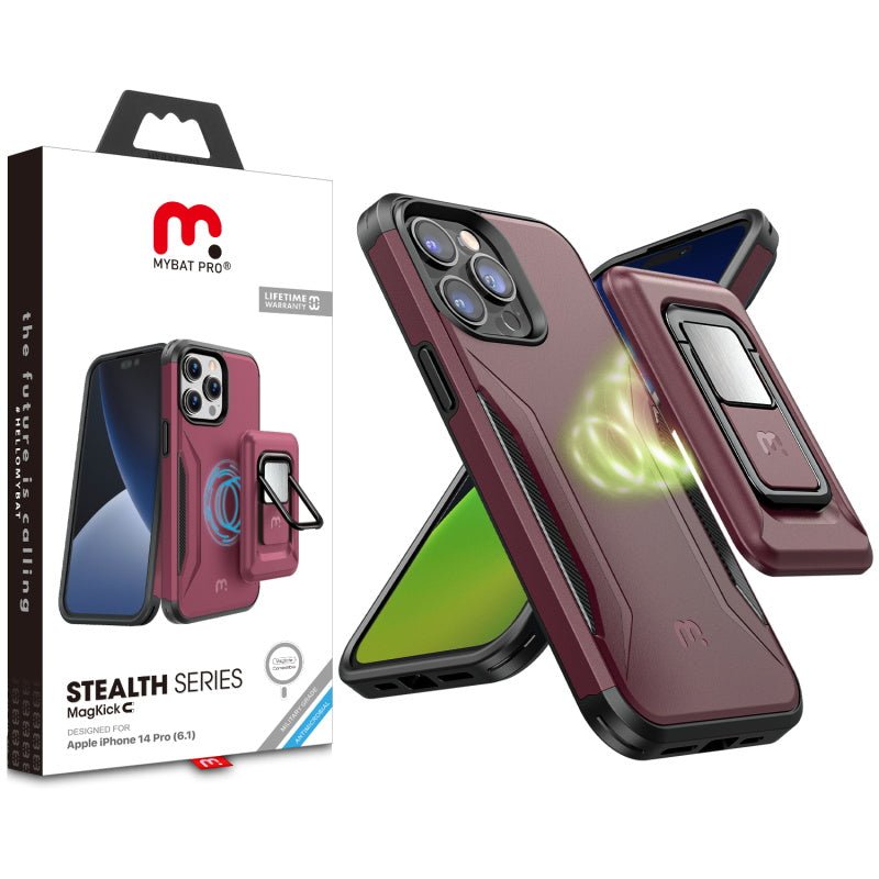MyBat Pro Antimicrobial Stealth Series MagKick for Apple iPhone 14 Pro (6.1)iPhone 14 Pro