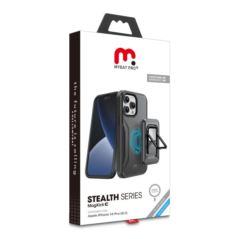 MyBat Pro Antimicrobial Stealth Series MagKick for Apple iPhone 14 Pro (6.1)iPhone 14 Pro