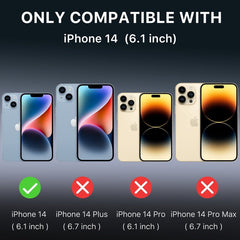 MyBat Pro Antimicrobial Stealth Series (with Stand) for Apple iPhone 14 (6.1) / 13 (6.1) - Plum / BlackiPhone 14