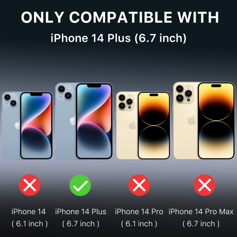 MyBat Pro Antimicrobial Stealth Series (with Stand) for Apple iPhone 14 Plus (6.7)iPhone 14 Plus