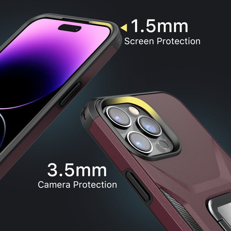 MyBat Pro Antimicrobial Stealth Series (with Stand) for Apple iPhone 14 Pro (6.1)iPhone 14 Pro