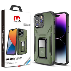 MyBat Pro Antimicrobial Stealth Series (with Stand) for Apple iPhone 14 Pro (6.1)iPhone 14 Pro