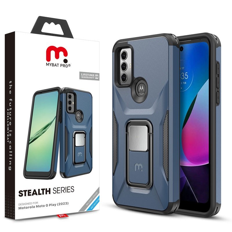 MyBat Pro Antimicrobial Stealth Series (with Stand) for Motorola Moto G Play (2023)Moto G Play 2023