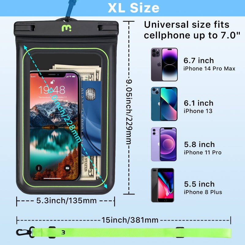 MyBat Pro AquaLock Max+ Waterproof Pouch - Black