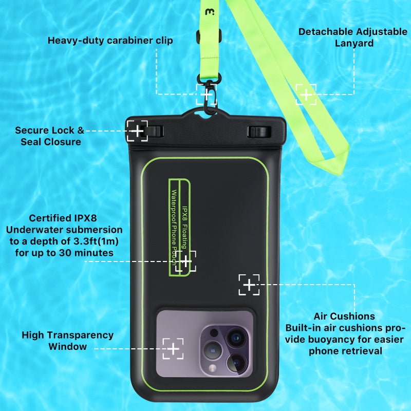 MyBat Pro AquaLock Max Waterproof Pouch - Black