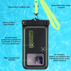 MyBat Pro AquaLock Max Waterproof Pouch - Black