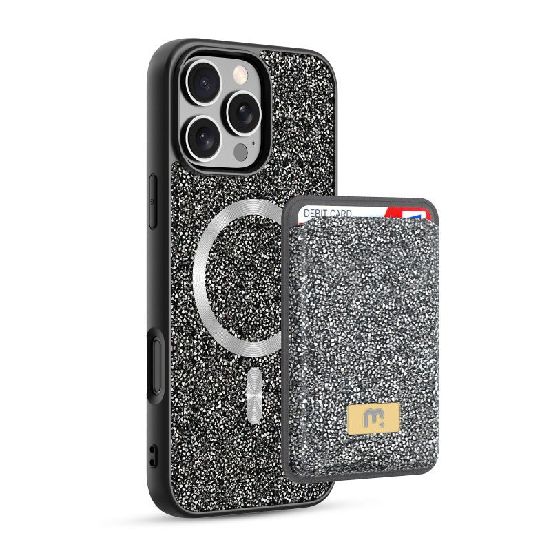 MyBat Pro Bijou Series MagSafe Bundle with Diamond Case + MagStash Wallet for Apple iPhone 16 Pro MaxMyBat Pro