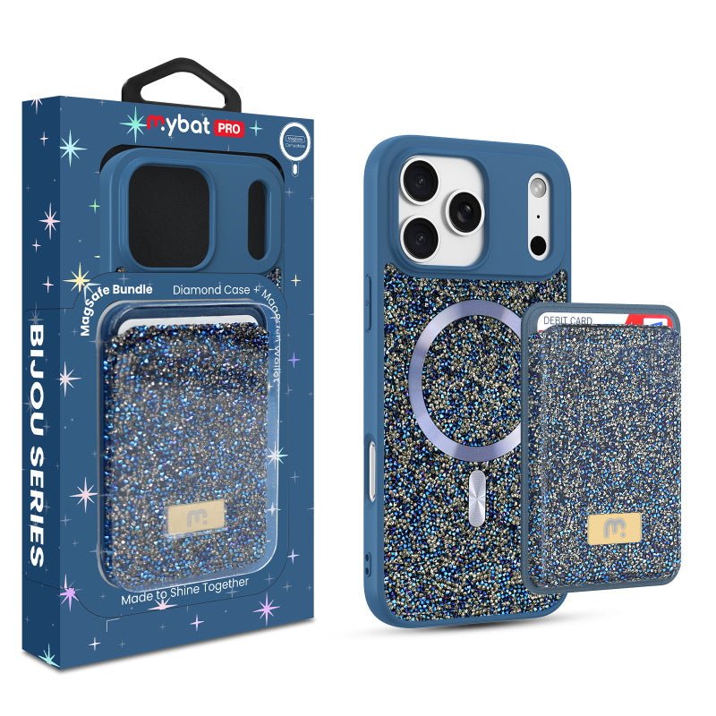 MyBat Pro Bijou Series MagSafe Bundle with Diamond Case + MagStash Wallet for Apple iPhone 17 ProMyBat Pro