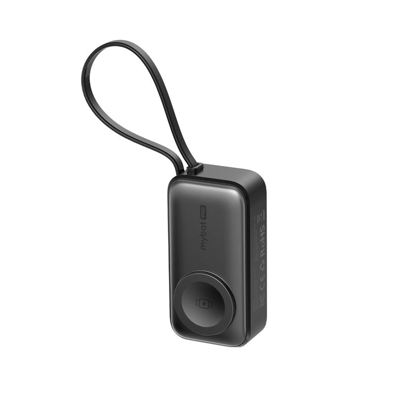 MyBat Pro Capsule 3 - in - 1 Power Bank with Apple Watch Charger, Built - In Cables + Kickstand - 5000 mAhMyBat Pro