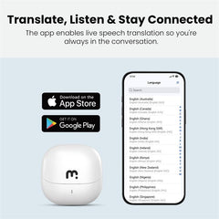 MyBat Pro ChatterBuds + AI Translator Wireless Earbuds – WhiteMyBat Pro
