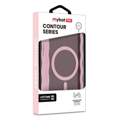 MyBat Pro Contour Series MagSafe Wavy Matte Case for Apple iPhone 17e / 16e - BlackMybat Pro