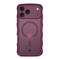 MyBat Pro Contour Series MagSafe Wavy Matte Case for Apple iPhone 18 Pro / 17 Pro - BurgundyMyBat Pro