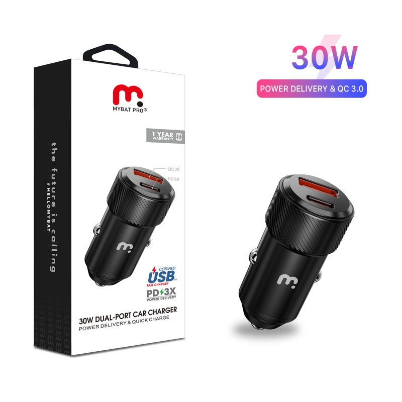 MyBat Pro Dual Port Quick Power Delivery Car Charger (30W)MyBat Pro