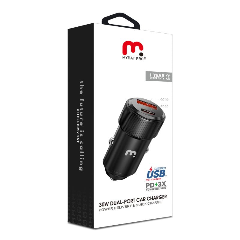 MyBat Pro Dual Port Quick Power Delivery Car Charger (30W)MyBat Pro