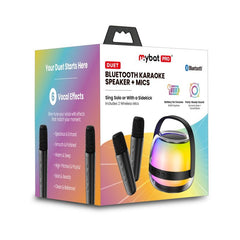 MyBat Pro Duet Bluetooth Karaoke Speaker + Mics - BlackMyBat Pro