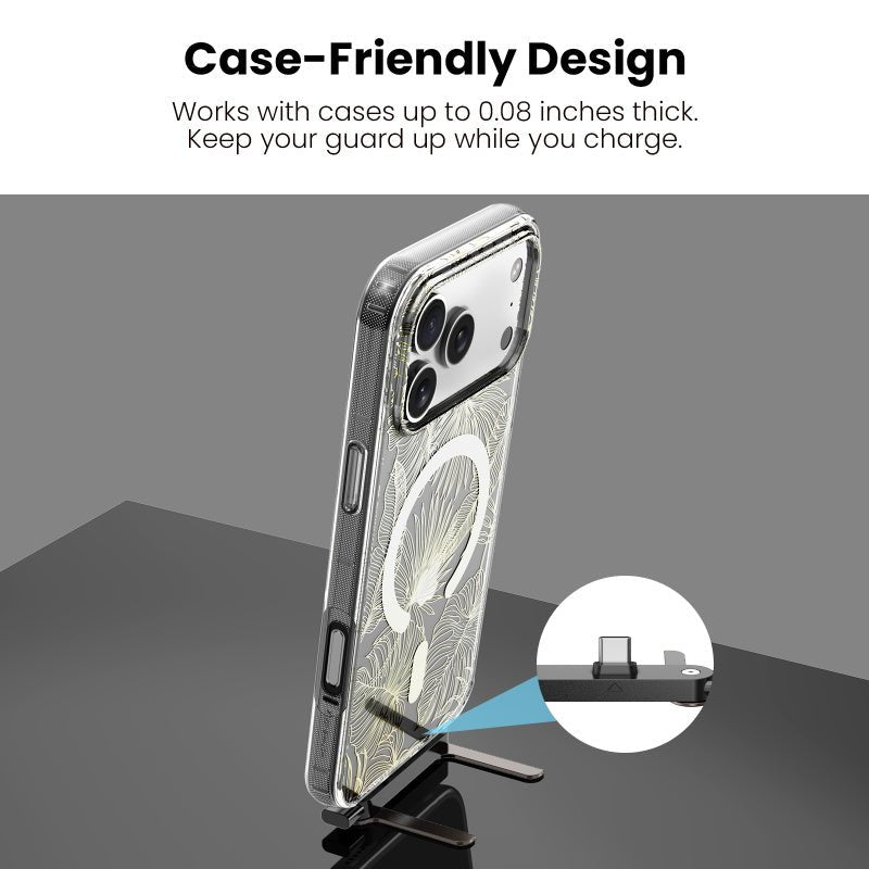 MyBat Pro Easel Flat USB - C Charging Cable with Foldable Kickstand - 5FT - BlackMyBat Pro