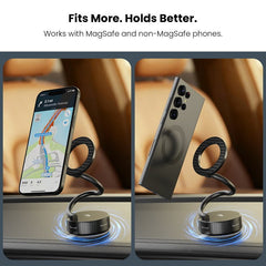 MyBat Pro FlexHold Magnetic Gooseneck Vacuum Suction Phone Holder - BlackMybat Pro