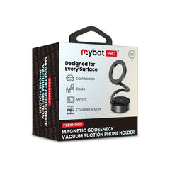 MyBat Pro FlexHold Magnetic Gooseneck Vacuum Suction Phone Holder - BlackMybat Pro
