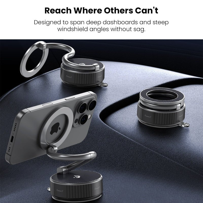 MyBat Pro FlexHold Magnetic Gooseneck Vacuum Suction Phone Holder - BlackMybat Pro