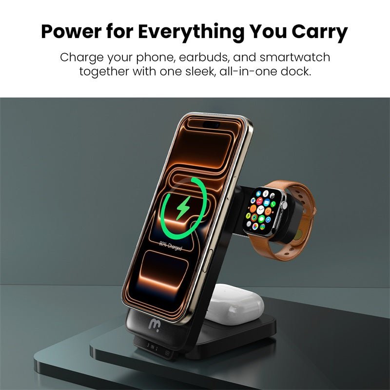 MyBat Pro FlipSide 3 - in - 1 Folding Magnetic Charging Dock with LED LightMyBat Pro