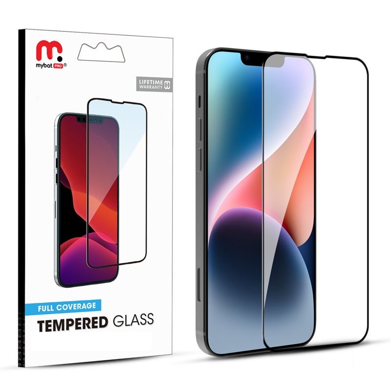 MyBat Pro Full Coverage Tempered Glass Screen Protector for Apple iPhone 14 Plus (6.7) / 13 Pro Max (6.7)MyBat Pro