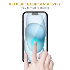 MyBat Pro Full Coverage Tempered Glass Screen Protector for Apple iPhone 15 (6.1)iPhone 15