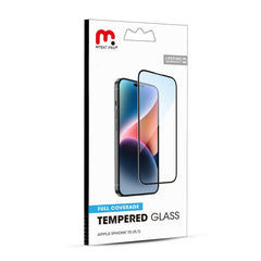 MyBat Pro Full Coverage Tempered Glass Screen Protector for Apple iPhone 15 (6.1)iPhone 15