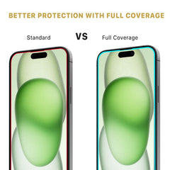 MyBat Pro Full Coverage Tempered Glass Screen Protector for Apple iPhone 15 PlusiPhone 15 Plus