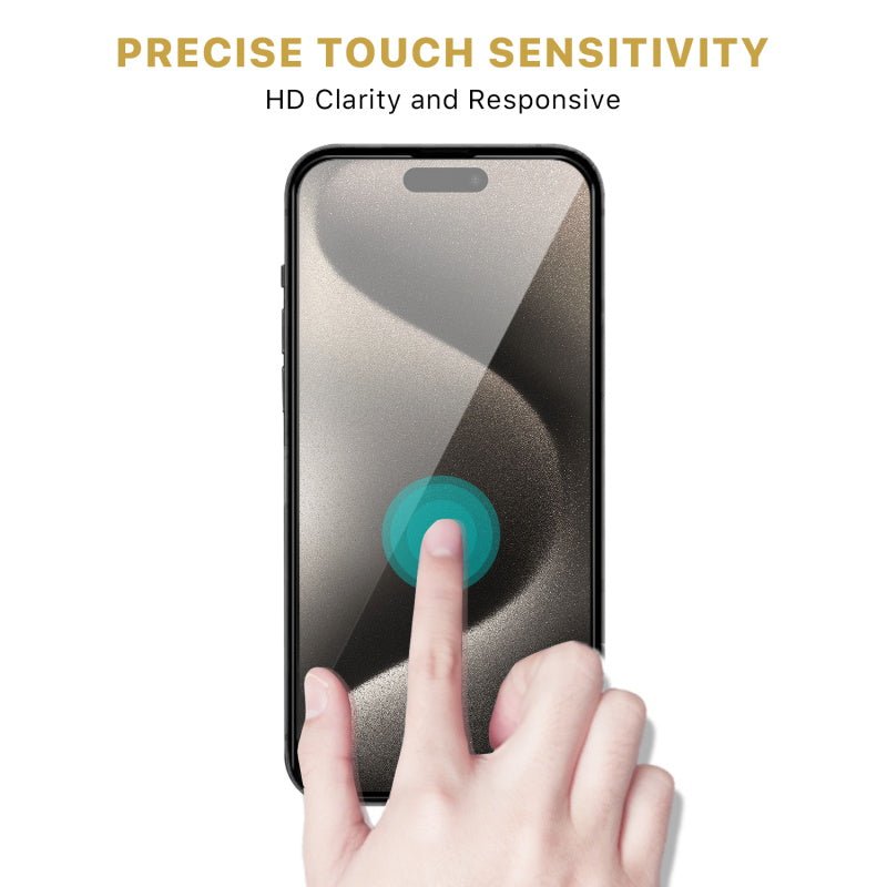 MyBat Pro Full Coverage Tempered Glass Screen Protector for Apple iPhone 15 Pro (6.1)iPhone 15 Pro