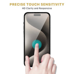 MyBat Pro Full Coverage Tempered Glass Screen Protector for Apple iPhone 15 Pro (6.1)iPhone 15 Pro
