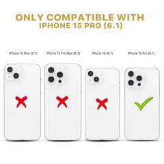 MyBat Pro Full Coverage Tempered Glass Screen Protector for Apple iPhone 15 Pro (6.1)iPhone 15 Pro