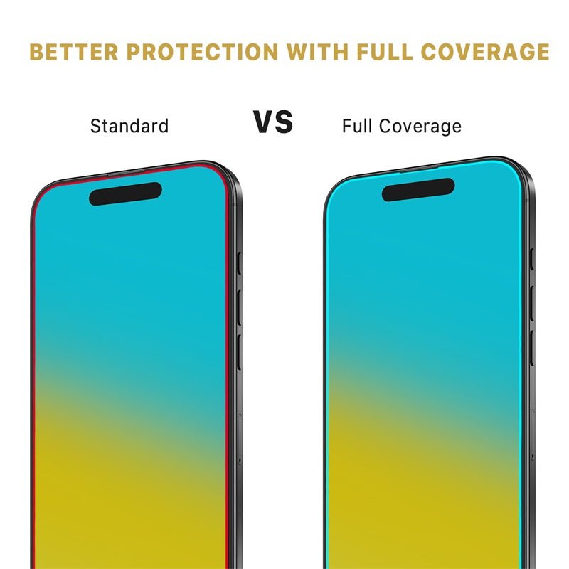 MyBat Pro Full Coverage Tempered Glass Screen Protector for Apple iPhone 16 ProiPhone 16 Pro