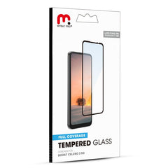 MyBat Pro Full Coverage Tempered Glass Screen Protector for Boost Celero 5G (2024) - BlackCelero 5G