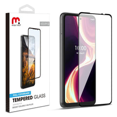 MyBat Pro Full Coverage Tempered Glass Screen Protector for Boost Celero 5G Plus (2024) - BlackCelero 5G Plus