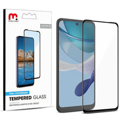 MyBat Pro Full Coverage Tempered Glass Screen Protector for Motorola Moto G 5G (2023) - BlackMyBat Pro