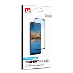 MyBat Pro Full Coverage Tempered Glass Screen Protector for Motorola Moto G 5G (2023) - BlackMyBat Pro