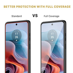 MyBat Pro Full Coverage Tempered Glass Screen Protector for Motorola Moto G 5G (2024) - BlackMoto G 5G 2024