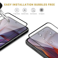 MyBat Pro Full Coverage Tempered Glass Screen Protector for Motorola Moto G 5G (2025) / Moto G Play (2025) - BlackMybat Pro